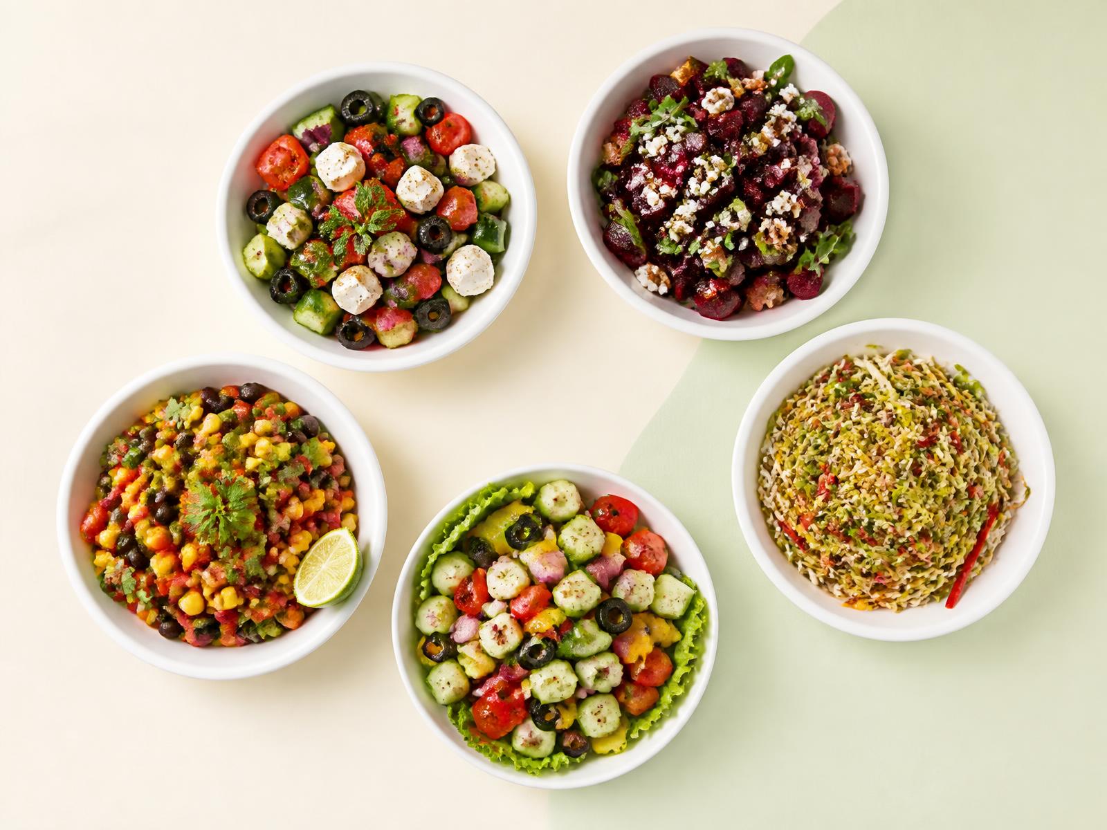 Purely by MotherHood Foods — range of freshly prepared healthy salads